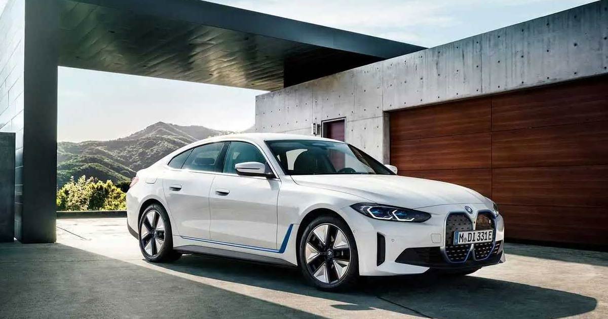 Photograph take of BMW i4